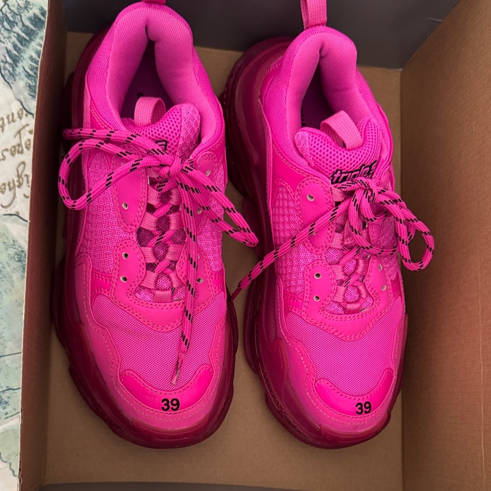 Balenciaga Hot Pink Women's Sneakers